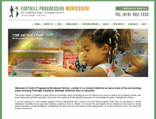 Tablet Screenshot of montessorilacanada.com